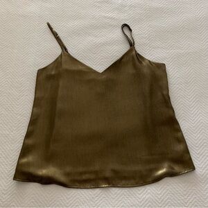Banana Republic Metallic Gold Camisole